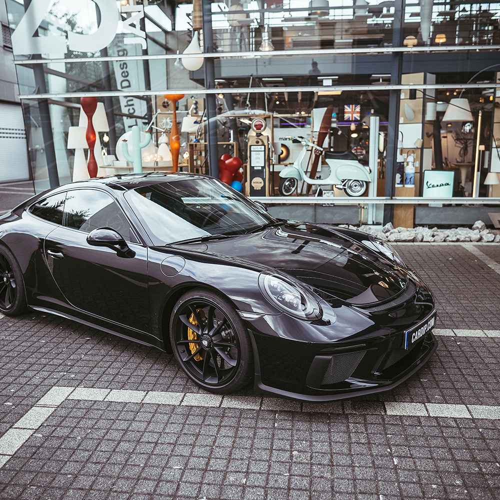 Porsche GT3 Steinschlagschutz Schwarz