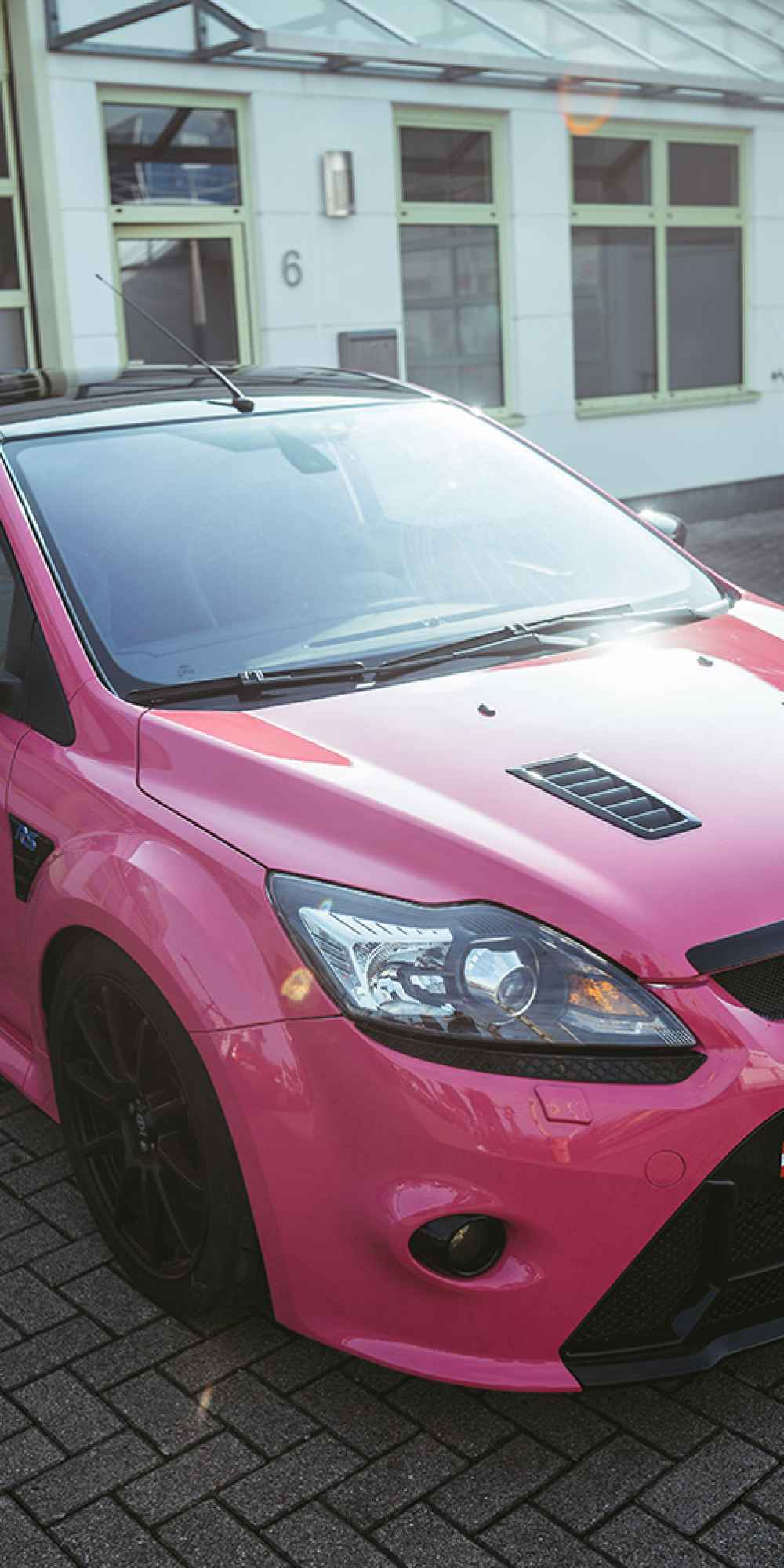 Ford Focus RS gedippt in Erikaviolett